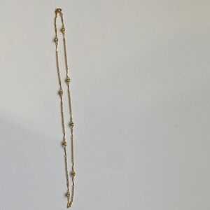 Vintage Costume Gold Tone Necklace